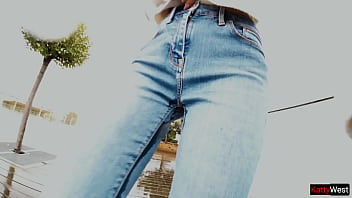 Preview 2 of 1 T Me Xxxxx Xxxwww Video - Public Pee in Jeans in Shopping Mall