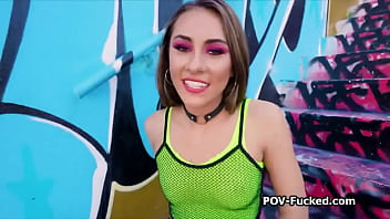 Preview 2 of Full Hd Hot Gurup - Perky brunette wants dick and toy at once