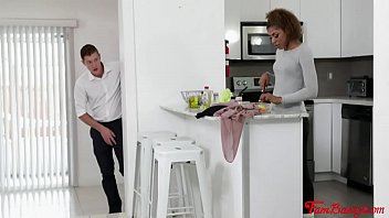 Preview 1 of Push In Sleep - Ebony Stepsister In Hijab Rides Stepbrother- Milu Blaze