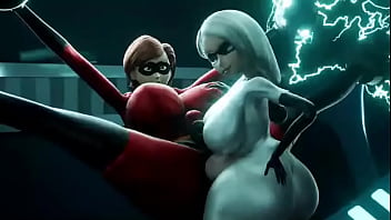 Preview 2 of Sexhibition Norway - elastigirl x mirage futa