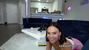 Preview 3 of Mihee Cum - Making home porno with Latina Violet Starr
