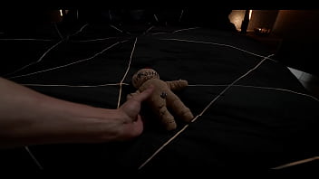 Preview 1 of Gay Sissy Dildo Stories - POV: Big Tits Penny Park Bursts With Cum After Voodoo Doll Creampie Until Orgasm - Solo Girl Masturbating