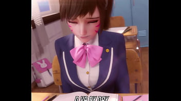 Preview 1 of Sunny Lsome 15year Xxx - D.VA BY DAY AND NIGHT [Overwatch]