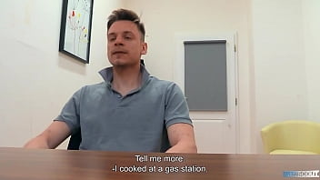 Preview 1 of Mom Son Stuck - A Guy Wants A Job So Bad That He Sits On The Recruiter&#039_s Cock To Get It Without Any Second Thoughts - BigStr