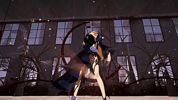 Preview 2 of Sunney Lone Xxx - MMD Rita Rossweisse Fallen RosemaryAttention