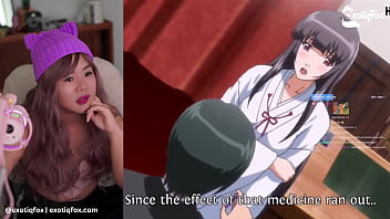 Preview 1 of Cum Shot At Pussy - HUGE HENTAI PRINCESS CLIT AND FUTANARI GIRL ACTION! - ExotiqFox Solo Gooner Girl Live Reaction Gooning