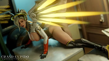 Preview 3 of Penny Po Ax - Mercy Taken from Behind on the Table Doggy Style