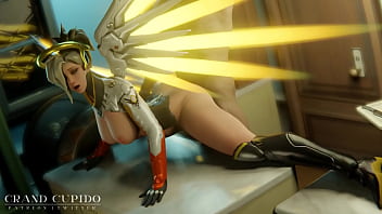 Preview 1 of Penny Po Ax - Mercy Taken from Behind on the Table Doggy Style