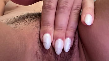 Preview 2 of Tiny Teen Bs Big Cook - Hairy pussy close up