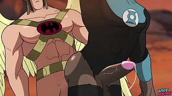 Preview 2 of Indian Aunty Footjob - Green Lantern - part 2 UNCENSORED - Hentai Bara Yaoi