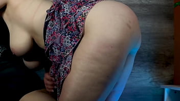 Preview 3 of Hot Sex Enjoy Putas - The husband is not at home,  the wife enters the son and fucking him - Big Ass - Big Tits - Step Son - Milf