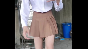 Preview 1 of Chalo Wala Sex - 【Shemale】Outdoor anal,  cum on dildo then anal again