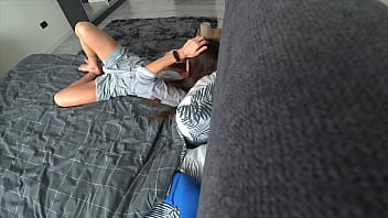 Preview 1 of Chubby With Hairy Bush - Cheating. My Wife Quietly Cheats On Me And My Friend When I&#039_m At Work. Real Home Sex