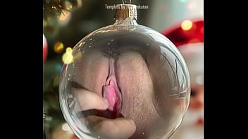 Preview 4 of Marketa Stroblova Anal Treesome - Feliz Natal - Merry Christmas