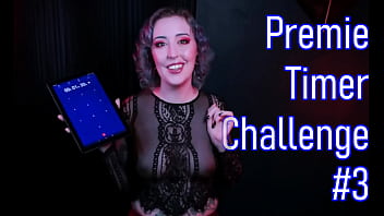 Preview 1 of Sperma Mucreampie - PREMIE LOSER TIMER CHALLENGE #3 - Preview - Prejac Premature Ejaculator Humiliation,  Femdom POV,  Laughing At You