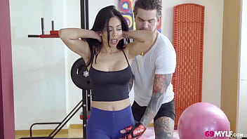 Preview 1 of Hope Best Pussy - Canela Skin Her Leggings Revealing Her Thick Juicy Ass