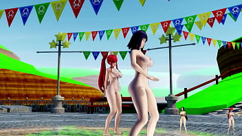 Preview 1 of Tamil Sexviteo Xnxx - Erza,  Hinata &amp_ Boa Squirt Dance