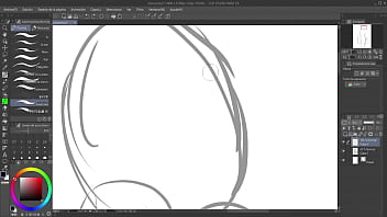 Preview 1 of Vk Video Omegle Turk - Gravity rush Kat  flashing speedpaint