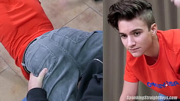 Preview 2 of Analysed Video - 19 Teen Gets a Humiliating Wheelbarrow Spanking