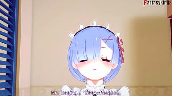 Preview 1 of Un Invitado Se Coge A Mi Esposa - Rem boobjob Sucking and fucking Just POV big boobs maid | 0 | Re: Zero | Watch the full and POV version on Sheer or PTRN: Fantasyking3