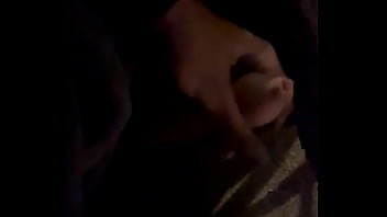 Preview 1 of Ass Mom Som - Stroking my hide cock outside pt2