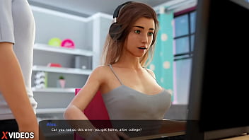 Preview 2 of Super Strapon - MILFY CITY - FINAL EDITION &bull_ EP. 3 &bull_ NAUGHTY BRUNETTE WANNA FUCK ME SO BADLY