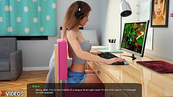 Preview 1 of Super Strapon - MILFY CITY - FINAL EDITION &bull_ EP. 3 &bull_ NAUGHTY BRUNETTE WANNA FUCK ME SO BADLY