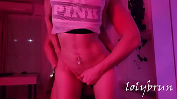 Preview 1 of Birana Lee - LONELY GIRL CONSOLES HERSELF WITH A BIG RED DILDO
