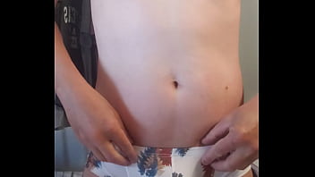 Preview 2 of Hard Cer - Low rise boxer gay boy