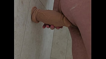 Preview 2 of Prono Dingue - Culorico157 getting my mancunt warmed up for a monster cocktail dildo