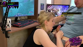 Preview 3 of For Enjoy - My boyfriend plays World of Warcraft,  and I wanted to feel the cock in my mouth AnnyCandy Painboy