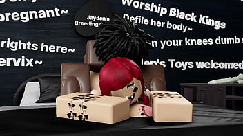 Preview 3 of Blowjob Dln Kereta - Railing a nasty thick red head bitch in roblox