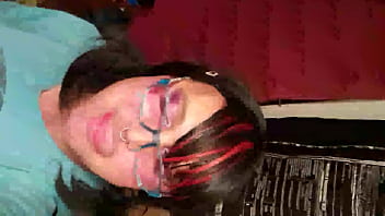 Preview 4 of Lamer Pantys - Deep throat dildo sissy gag sloppy
