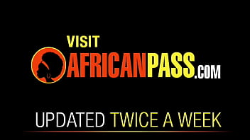 Preview 1 of Hot Musterbing - Showing Off His Big Booty Cute Horny Black African GF
