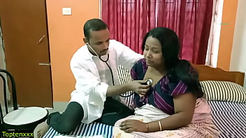 Preview 1 of Mom Pussy Gift - Indian naughty young doctor fucking hot Bhabhi! with clear hindi audio