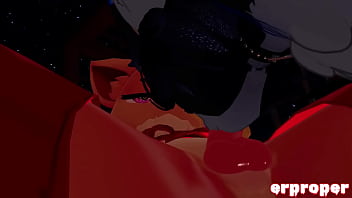 Preview 3 of Marej Porn Dwnlods - Vrchat vuplpix gets blown by a furry