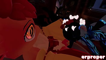 Preview 1 of Marej Porn Dwnlods - Vrchat vuplpix gets blown by a furry