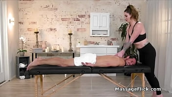 Preview 1 of Hookup Baby Swap - Inked masseuse oiled and fucked by lucky client