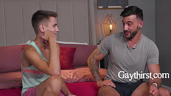 Preview 2 of Fake Job - Twink Gets Railed By A Man He Met At Reality Show - Ian Holmes,  Trevor Harris