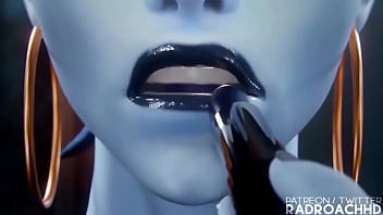 Preview 1 of Rubina Hd Bf - Widowmaker se venga cogiendo a Tracer dej&aacute_ndola llena de leche