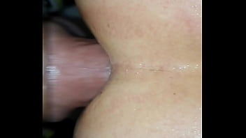 Preview 1 of Sani Leone Dasi - Ficke meinen Mann ohne Gummi,  stehend vor dem Esstisch. Er in H&uuml_ndchen Position unter dem Esstisch bis ich ihm geil auf sein Fick Loch spritze und schlie&szlig_lich die hei&szlig_e Ladung in seinen Arsch ficke.