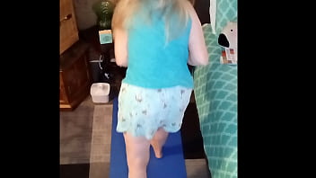 Preview 1 of Kayla Green H - Good Morning Naked Yoga With Vee!