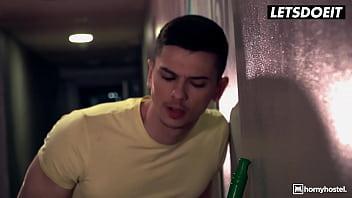 Preview 1 of Japan Trance Hidden Cam - Romanian Babe Anya Krey Travel Only To Find Out Stud Tommy Cabrio Needs Hardcore Sex With Her In The Hostel Room - HORNY HOSTEL