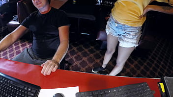 Preview 1 of Xxx Video Einmal - Dayanara slurps the cock and cum of pro gamer