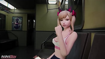 Preview 2 of New Machin Whit - Dva will fuck you for credits