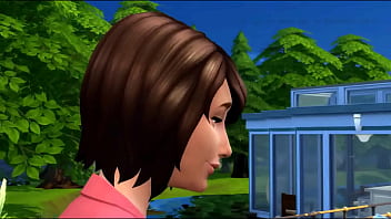 Preview 2 of Tg Animated Magic - SIMS 4: THE LAKE HOUSE XXX - a Parody