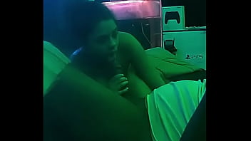 Preview 1 of Ashlin Brooke Riding - Latina teen sucks Reecie real good