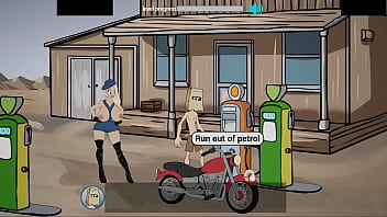 Preview 1 of Simol Daughter Sex - Fuckerman part 4 - Petrol Station