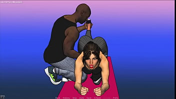 Preview 4 of Fitnes Babys - Cuckold Husband Lets Another Man Touch His Wife&#039_s Big Ass - A Couple&#039_s Love 02 3D Hentai Porn Games