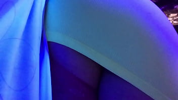 Preview 1 of Desi Bideos - I was trying a Yellow Micro Dress to decide if I buy it or not when I got grabbed by the ass and put down to suck cock